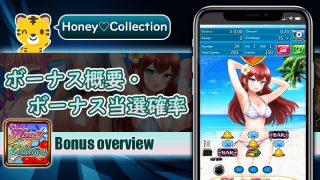 ボーナス概要・ボーナス当選確率：ハニーコレクション（Honey Collection）